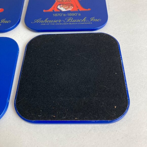 Anheuser-Busch, Inc Beer Coasters w/ Eagle Graphics Through the Years Set of 6 - Picture 5 of 5